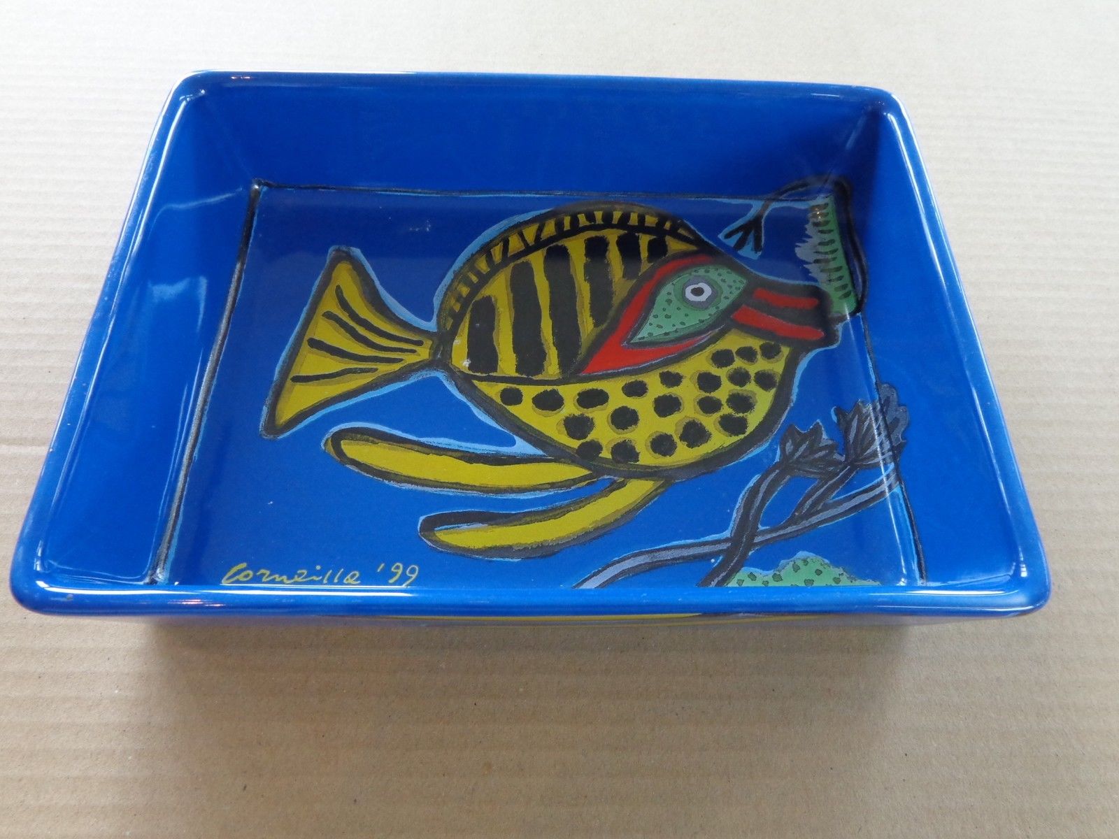 Corneille - VIS / KERAMIEKEN OVENSCHAAL / 24x18x5cm / 1999 kopen? Bied vanaf 50!