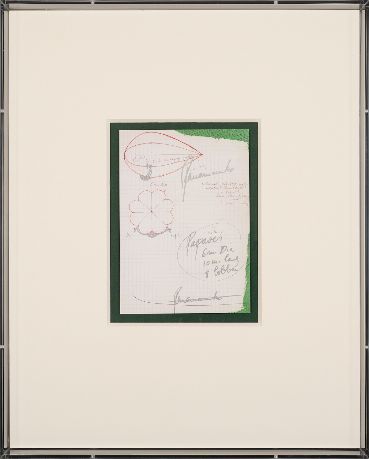 Buy Panamarenko - Gesigneerd Art Card "Papaver" - 2004 - in Swiss hand-made case? Bid from 580!