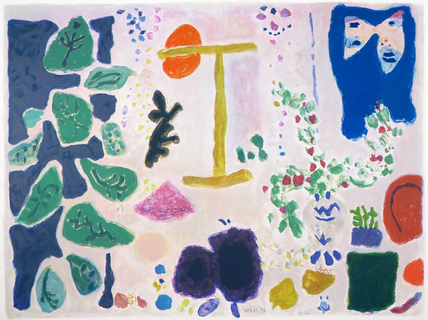 Jan Roede - Litho, Tuin verkocht voor € 1!