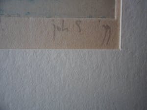 Johan Sietzema - Kleuren ets. Titel, "Lijn nr 5". kopen? Bied vanaf 20!