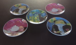 Corry Ammerlaan - Vijf design bordjes kopen? Bied vanaf 25!