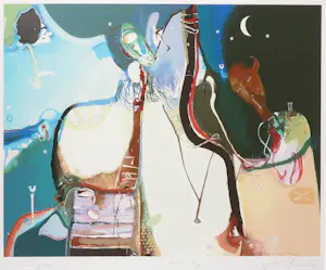 Kantcho Kanev - Zeefdruk, Hymn - Ingelijst kopen? Bied vanaf 50!