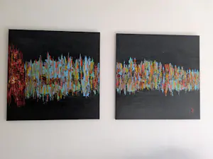 John Foppen - City View By Night # K04. Diptych .XL. GROOT. 2020 kopen? Bied vanaf 149!