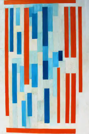 Adine Engelman - Olieverf op doek: Abstracte compositie - 1963 verkauft für € 226!