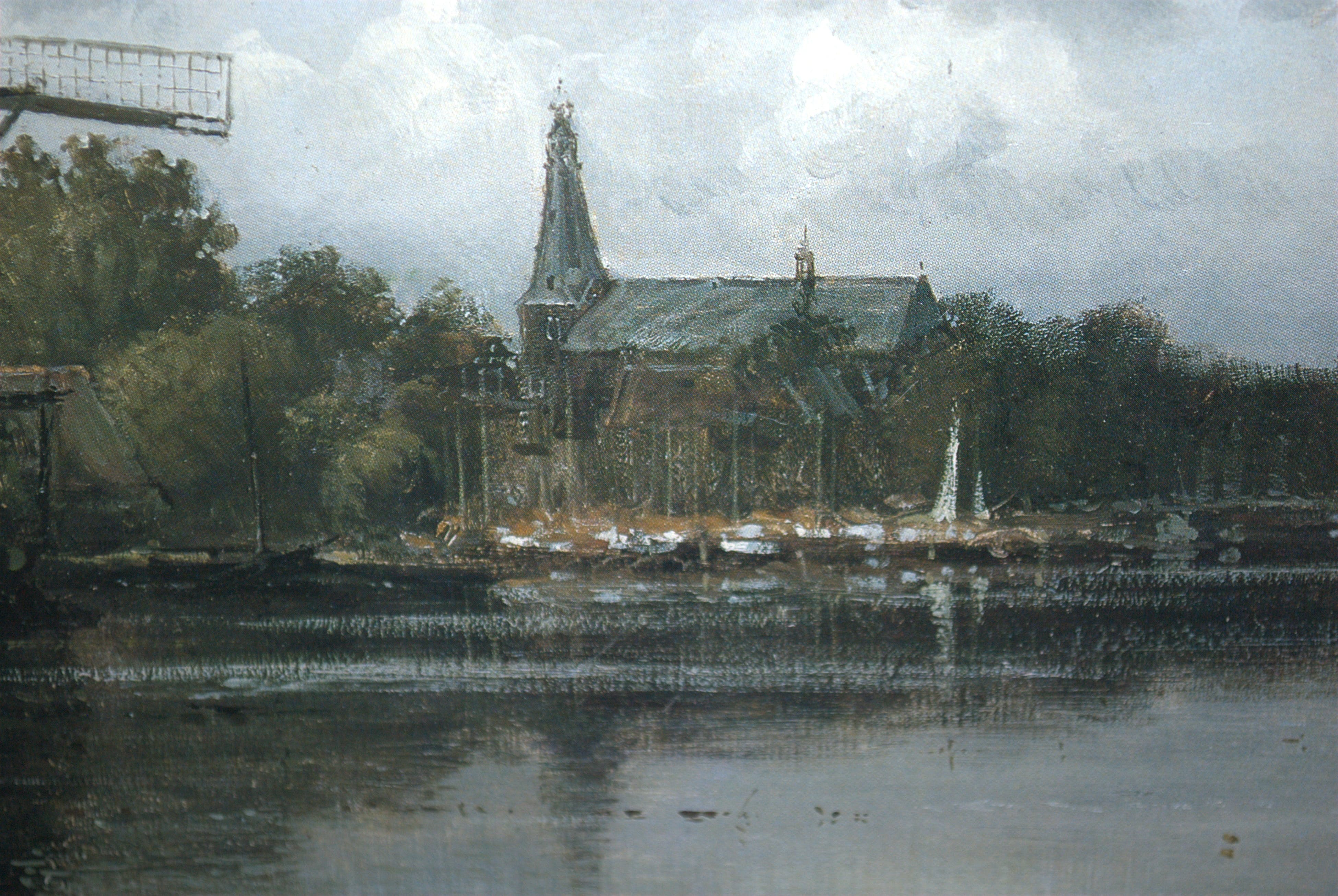 Hans van Moerkerken - Weesp, de Vecht - handgesigneerde litho oplage 400 kopen? Bied vanaf 60!