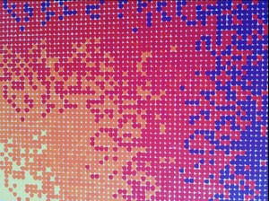 David Roth - KLEURRIJKE GEOMETRIE / KLEURZEEFDRUK / 74x73cm / SIG / 1971 kopen? Bied vanaf 25!