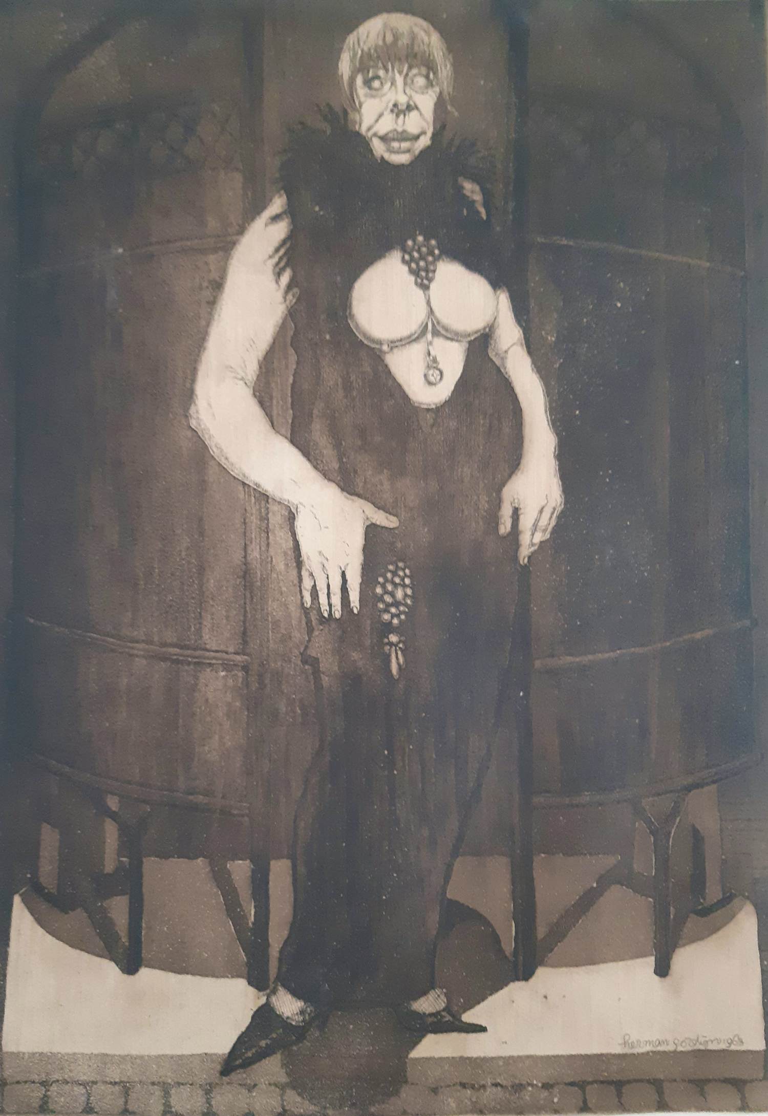 Herman Gordijn - Lida bij urinoir kopen? Bied vanaf 200!