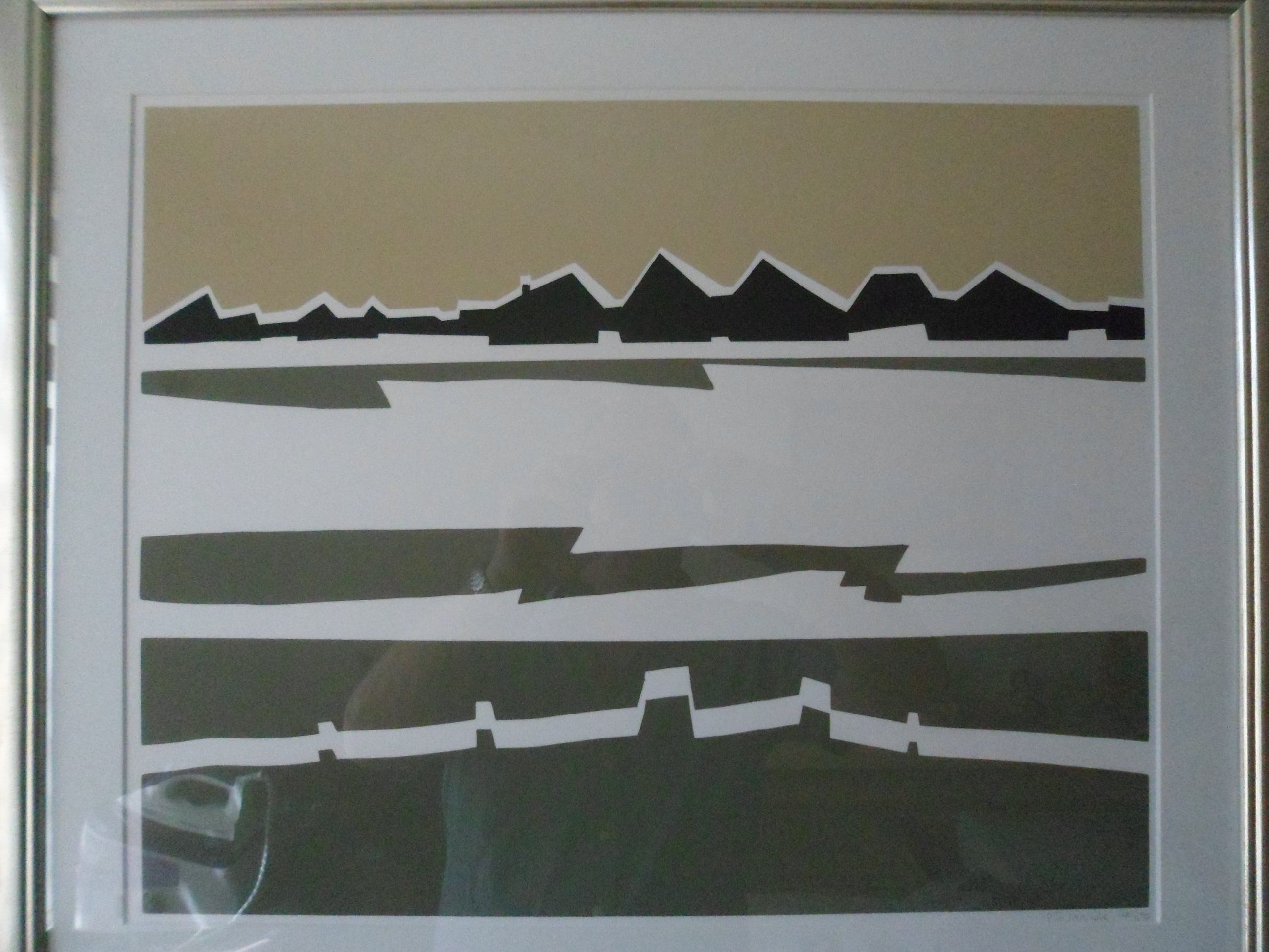 Bob Immink - Zeefdruk, Titel Varkensland bij watergang kopen? Bied vanaf 40!