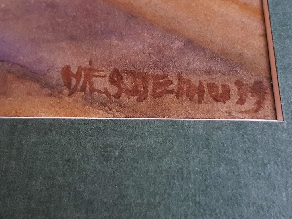 Niet of onleesbaar gesigneerd - Onduidelijk gesigneerd - Gouache - Stilleven kopen? Bied vanaf 1!