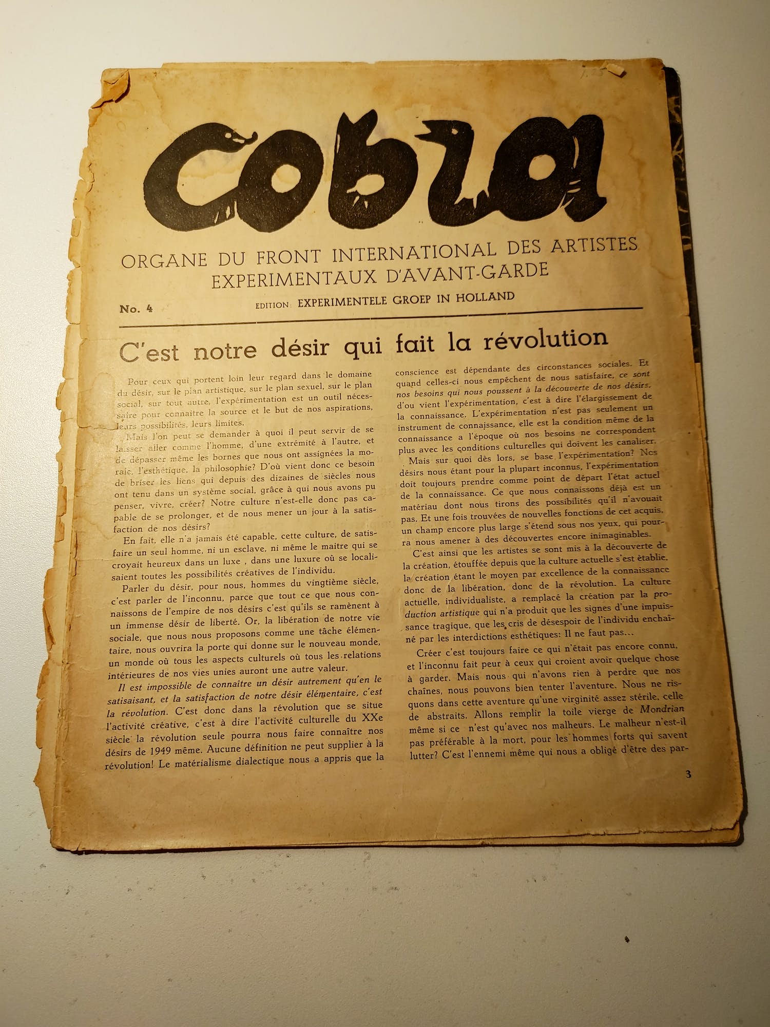 Corneille - Cobra 4 - allereerste druk kopen? Bied vanaf 195!