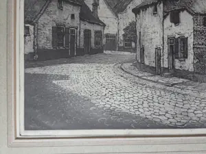 Anton Heyboer - Noordwijk. Straatje. kopen? Bied vanaf 349!