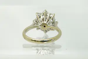 08 - 18 karaats witgouden diamanten ring met ca 0.90 crt briljant kopen? Bied vanaf 900!