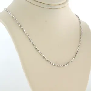 18k wit gouden collier - 40 cm kopen? Bied vanaf 280!