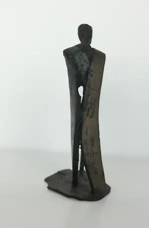 Renee van Leusden - Brons, Staand figuur + boek! kopen? Bied vanaf 150!