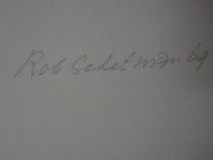 Rob Schotman - Intrigerend jaren 60 PoP Art Litho - Circum Centrisch - potlood gesigneerd kopen? Bied vanaf 10!