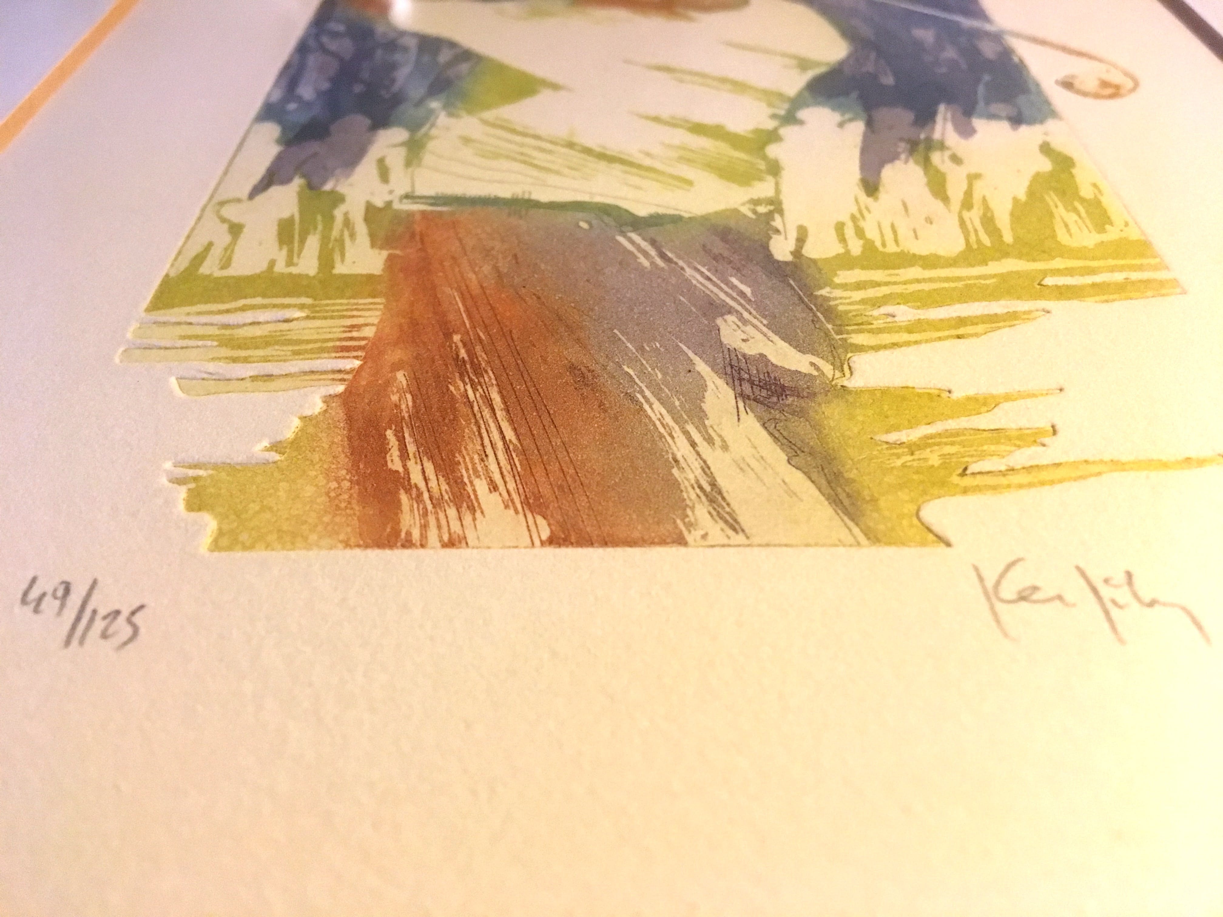 Niet of onleesbaar gesigneerd - Golfspeler / Golfer met golfclub kopen? Bied vanaf 1!