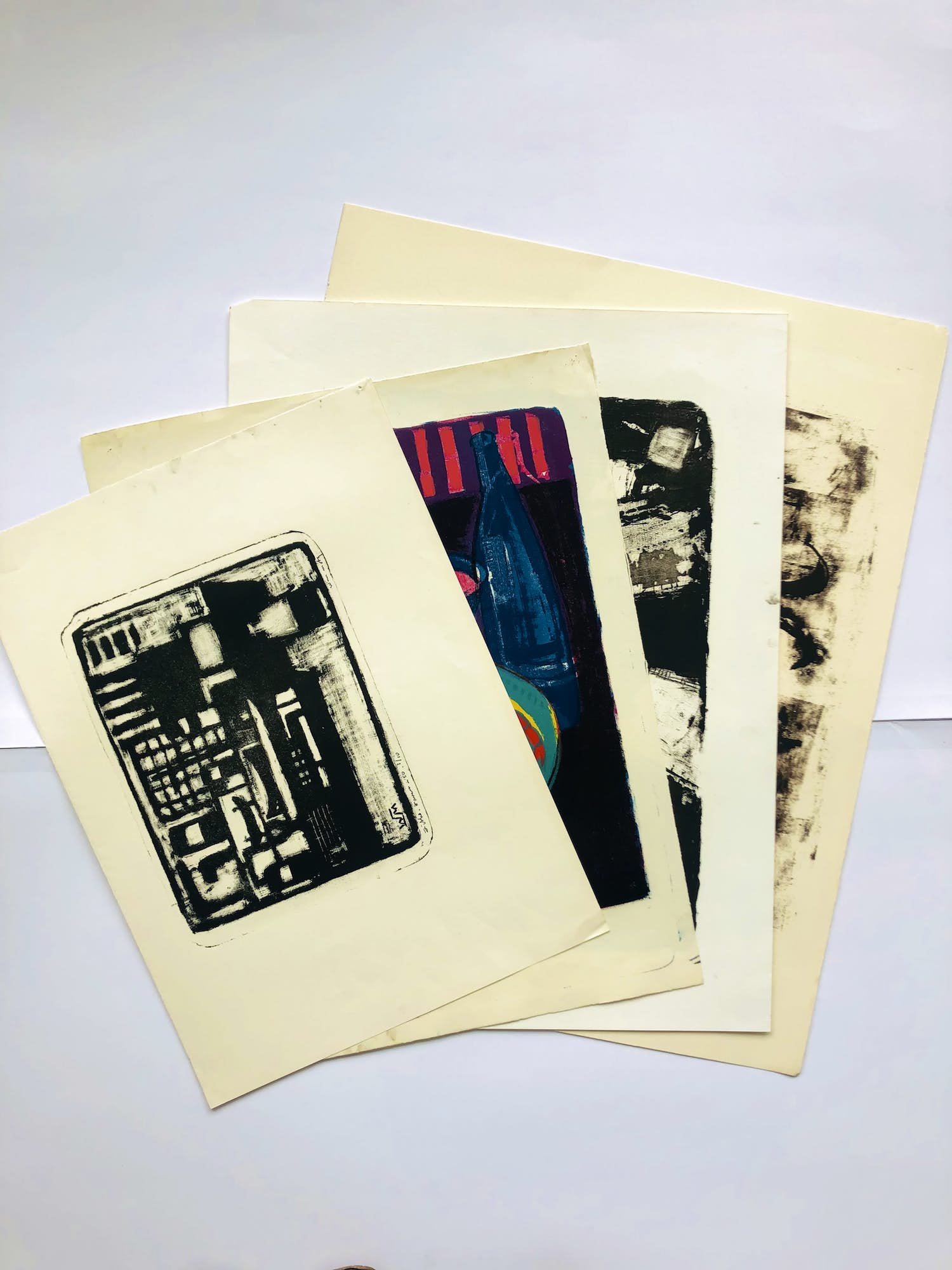Wim Motz - lot van vier werken verkocht voor € 45!