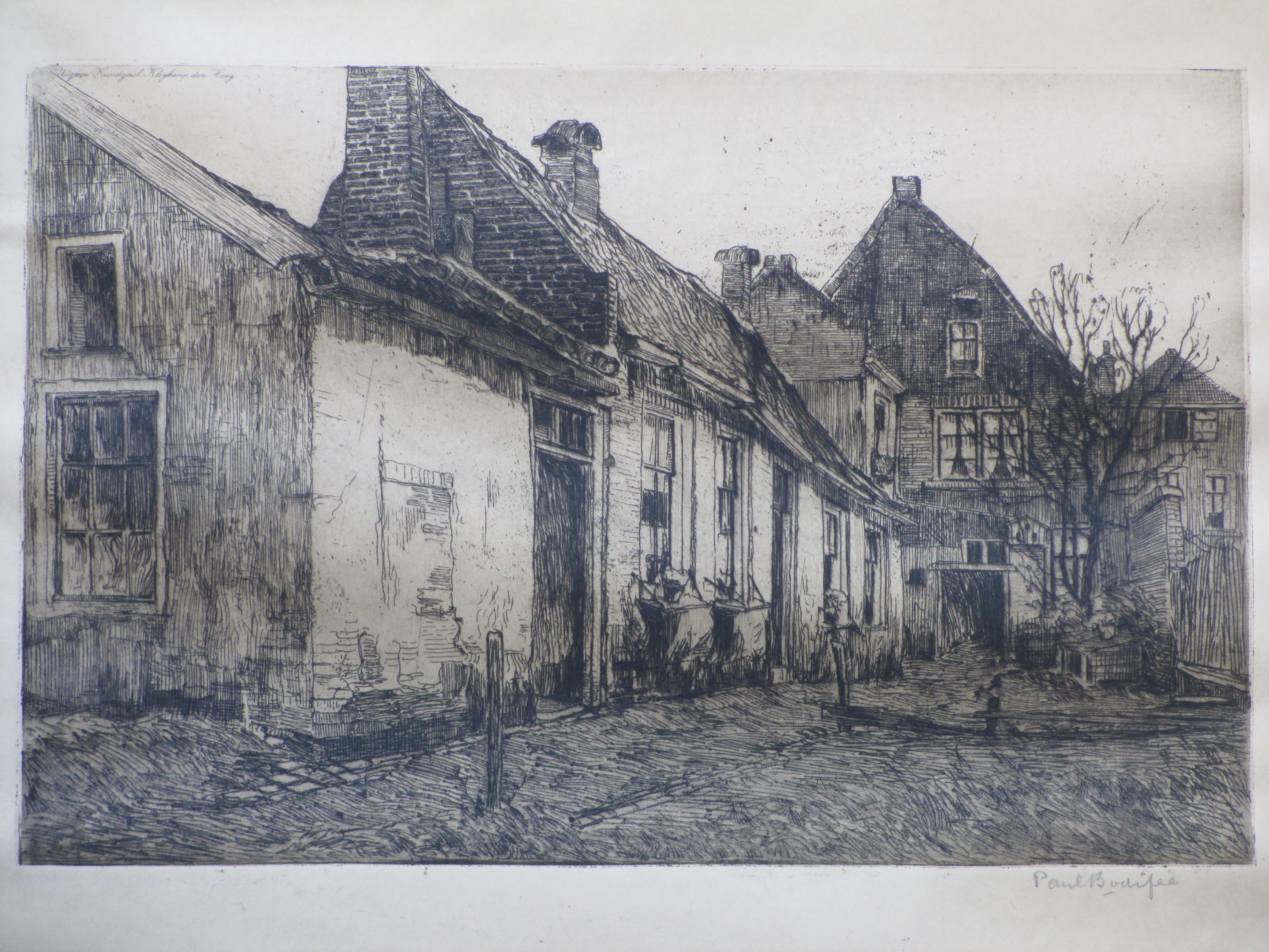 Paul Bodifee - Stadsstraatje - Ets kopen? Bied vanaf 40!