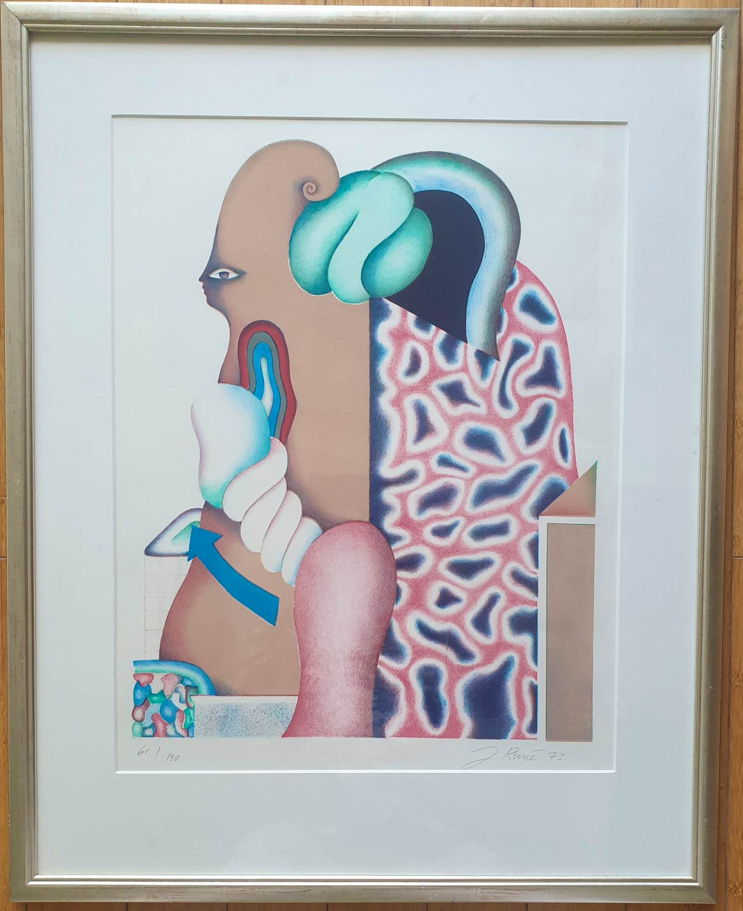 Jörg Remé - Personage - Litho - 1973 - 61/190 kaufen? Bieten Sie von 65!