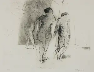 Doris Groeneveld - en anderen! Lot van 5 ingelijste kunstwerken kopen? Bied vanaf 40!