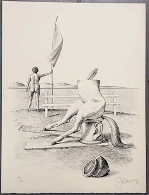 Buy Joop Moesman - gesigneerde litho uit Petit 1? Bid from 150!