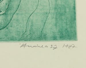 Szanto Andreasz - Lot van drie etsen, Scherzo + Ninety percent waterdeep + Ancienne porcelaine kopen? Bied vanaf 50!