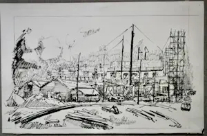 AcheterWim Motz - Tekening "Bouw Overschie"? Enchérissez de 29!