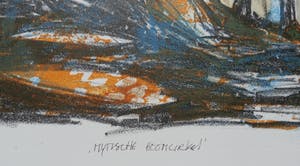 Birgit Stigter - zeefdruk: Mytische boomcirkel - 1991 kopen? Bied vanaf 45!