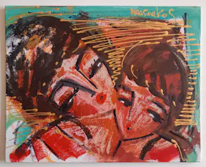 AcheterHrasarkos - Fusie van de ziel – Acrylverf schilderij - gesigneerd? Enchérissez de 190!