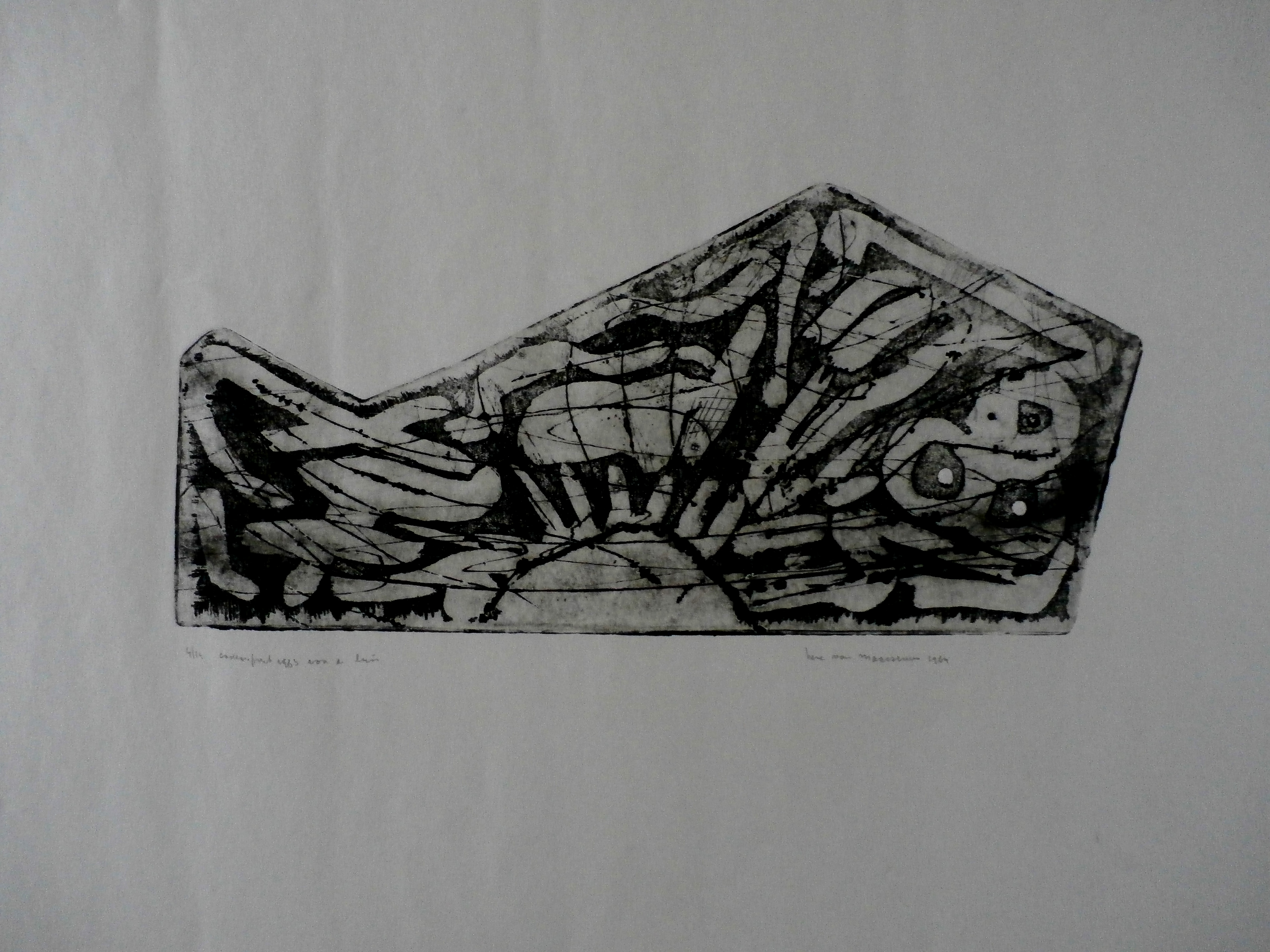 Henc van Maarseveen - ets - 1963 (De Luis) kopen? Bied vanaf 45!