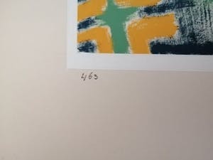 Ton Pape - Abstract Werk - Aquarel gedateerd April 1963 - Handgesigneerd kopen? Bied vanaf 1!