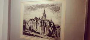 Wim van Woerkom - St. Stevenskerk met kanunnikenhuisjes - Nijmegen kopen? Bied vanaf 350!