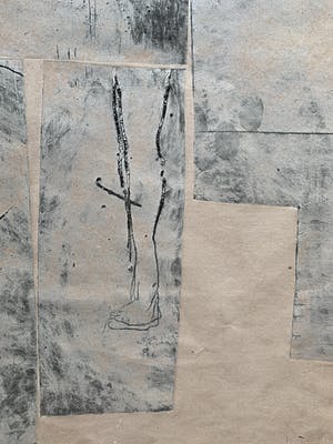 Anton Heyboer - handgesigneerde kleurenets | 'Zonder titel' | 1966 ( VROEGE ETS) kopen? Bied vanaf 1!