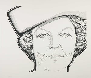 Marte Roling - Zeefdruk, Beatrix - Ingelijst (Groot) kopen? Bied vanaf 150!