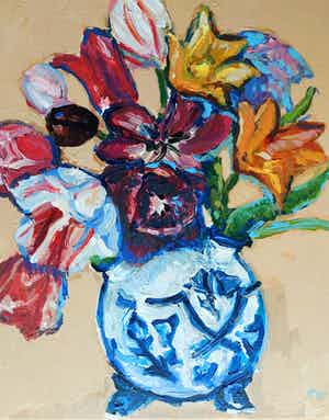 Tanja Koelemij - series Tulipmania verkocht voor € 65!