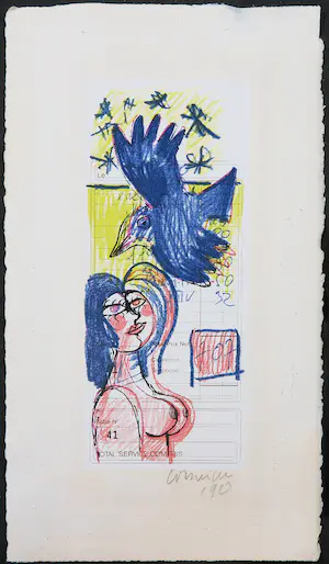 Corneille - Zeefdruk, Zonder titel kopen? Bied vanaf 150!