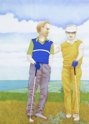 Aat Verhoog - Litho, About golf kopen? Bied vanaf 1!