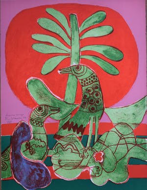 Corneille - litho - Aurore Rouge - 1972 kopen? Bied vanaf 450!