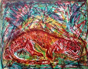 Jan Bezemer - Litho: Panter - 1955 verkocht voor € 45!