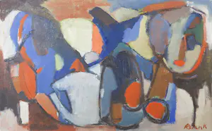 Niet of onleesbaar gesigneerd - Olieverf op doek, Erotica - Ingelijst kopen? Bied vanaf 1!