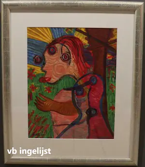 Lotti van der Gaag - 'Le Jardin de la plante géante nommée l'arbre', zeefdruk op katoenzijde kopen? Bied vanaf 51!