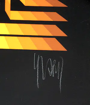 Jean Pierre Yvaral - zeefdruk: abstract kopen? Bied vanaf 125!