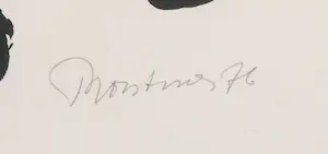 Anton Rooskens - Litho, geen titel - Ingelijst kopen? Bied vanaf 250!