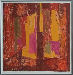 Theodora Plas - Ingelijste zeefdruk , “Le rêve”, ‘De droom’ - 1988 kopen? Bied vanaf 40!