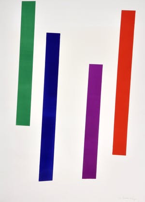 Willem Hussem - Geometrisch abstract kopen? Bied vanaf 150!