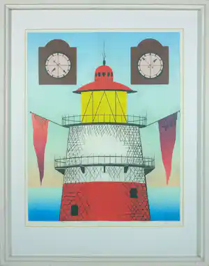 Helmut Böhm - Ets, Zonder titel - Ingelijst vendu pour 40€ !