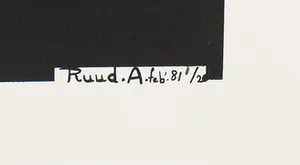 Ruud Aarbodem - Zeefdruk, Deze oude boom verteld (Groot) kopen? Bied vanaf 1!