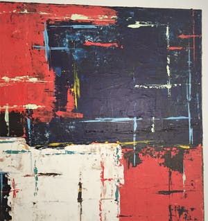 John Foppen - Red Colours Symphony ...... # K 06 XL. Groot kopen? Bied vanaf 179!