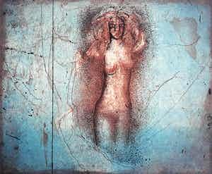 Noriko Ogawa - Naakt, aquatint ets verkocht voor € 40!