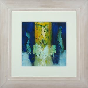 Hans Vanhorck - Acryl op papier, Abstract image - Ingelijst kopen? Bied vanaf 100!